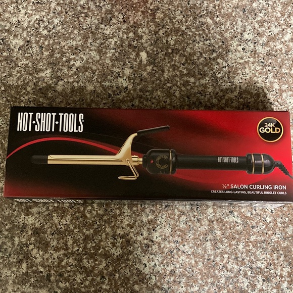Hair | Brandhotshottoolstype12 Salon Curling Iron 24k Gold | Poshmark